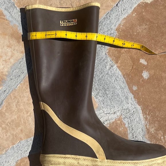 GUC Pro Line TruMaxx Rubber Boots for Men (Size: 10/Color: Brown & Cream) - Picture 15 of 16